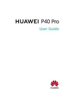 Huawei P40 Pro manual. Tablet Instructions.